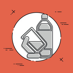 Water bottle icon