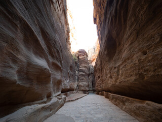 Siq de Petra, Wadi Musa, Jordania, Oriente Medio, Asia
