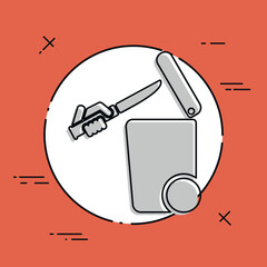 Separate waste collection icon