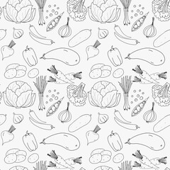 Fresh vegetables. Hand drawn illustration frame with vegetables. Farm market product. Great healthy food design template with vegetables on chalkboard. Great for design menu, recipes, poster