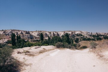 Landscape in Cappadocia, Turkey