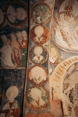 inside of church in Cappadocia, Turkey