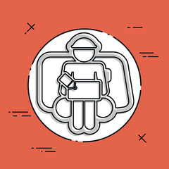 Bellboy concept icon