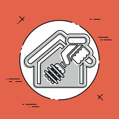 Spaghetti restaurant icon