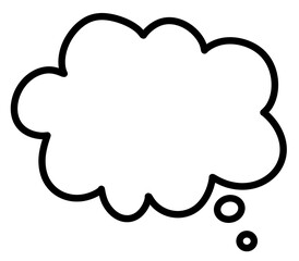 Speech bubbles comics stroke line