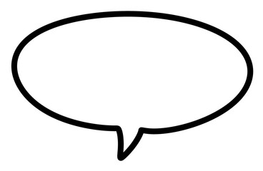 Speech bubbles comics stroke line
