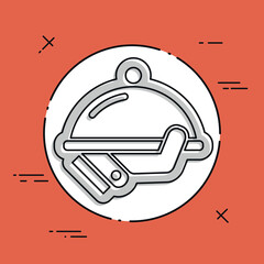 Fototapeta premium Waiter icon