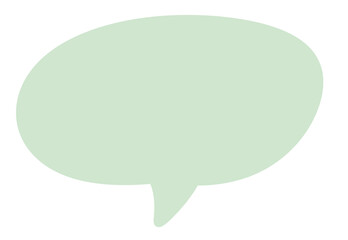 Green Speech bubble icon.