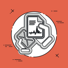 Mail with a medical document
