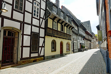 Goslar am Harz Fachwerkhäuser in der Worthstraße