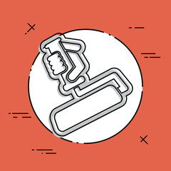 Painter roll symbol © Myvector