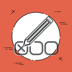 Check option - Minimal vector icon