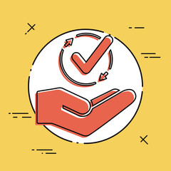 Full service- Minimal vector icon