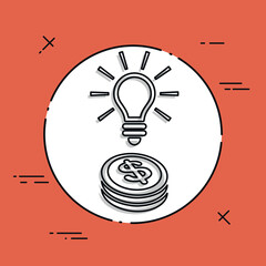 Crowdfunding - Vector web icon