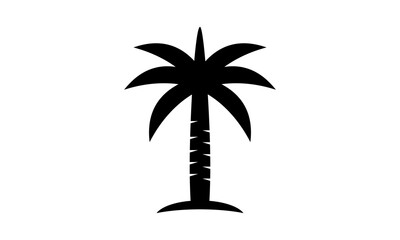 palm tree silhouette vector