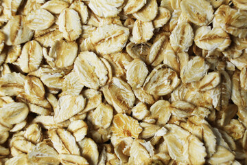 close-up of oatmeal. Background food. Healthy food. Home cooking food porridge. diet