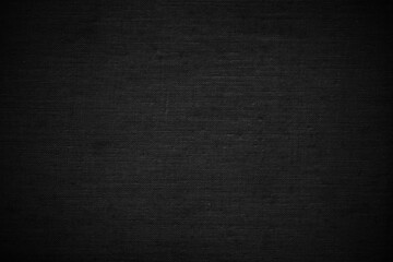 Black Canvas Texture Fabric Background