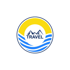 Travel logo icon vector illustration design