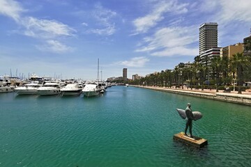 waterfront in the city of Alicante