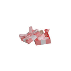 3d pink valentine gift