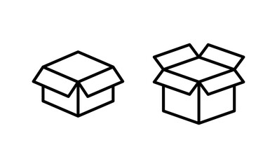 Box icon vector. box sign and symbol, parcel, package
