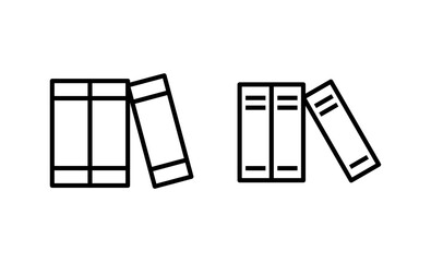 Library icon vector. education sign and symbol