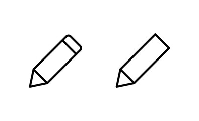 Pencil icon vector. pen sign and symbol. edit icon vector