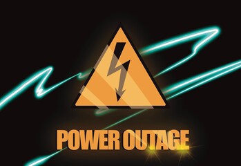 Power outage - obrazy, fototapety, plakaty