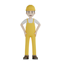 3d builder with hammer and roller