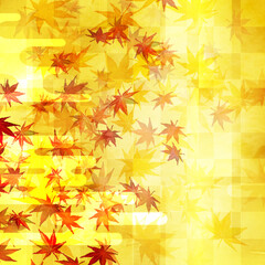 紅葉　秋　和柄　背景	　