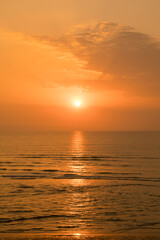 Sunset at São Pedro de Maceda beach