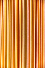 Obraz premium Abstract italian food background, raw colourful vegetable spaghetti filling the frame in a textured design of mixed colors vertical pasta lines.