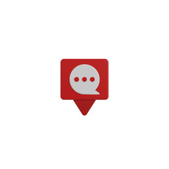 3d social media icon