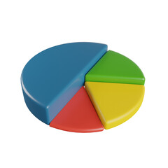 Pie Chart 3D Illustration