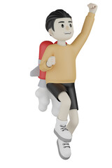 3d person with a book