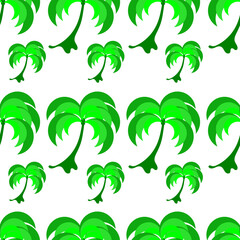 Colorful seamless pattern for background and wallpaper. Modern style abstract texture. vector formats.  Coconut tree.