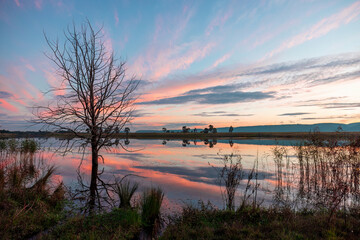 Castlereagh Lakes Penrith, sunset