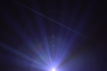 Abstract stylish light effect on a black background. Gold glowing neon line. Golden luminous dust and glares. Flash Light. luminous trail.