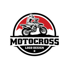 Adventure sport motocross badge emblem ready made logo