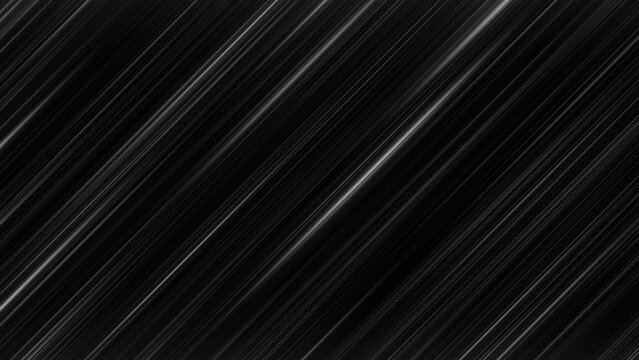 Loop diagon black and white gradient line geometric shapes metro light streaks motion background. 4K 3D Seamless loop. Abstract technology dark background