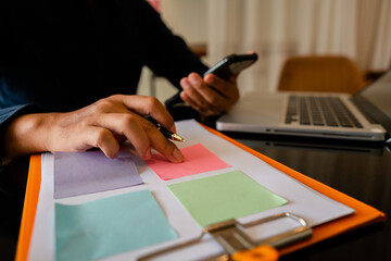 professional person working on a laptop