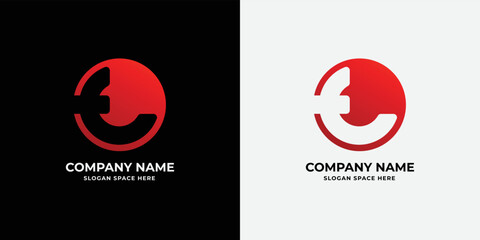 Letter T colorful gradient logo icon design template elements