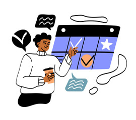 Employee performance concept