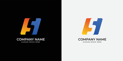 Letter S gradient Logo Design Icon Vector Symbol template