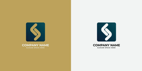 Letter S gradient Logo Design Icon Vector Symbol template