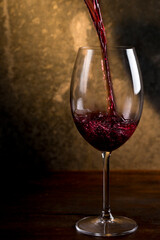 Taça de vinho tinto