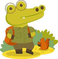 Crocodile Character Illustration