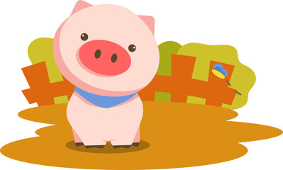 Pig Illustration