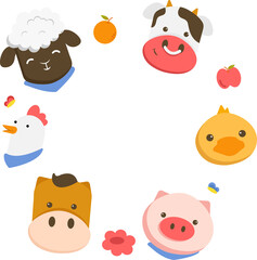 Animal Frame Illustration