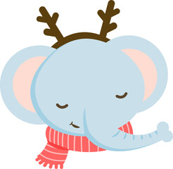 Elephant Cartoon Character Illustration